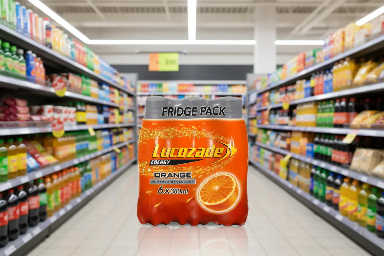 4 x Lucozade Energy Orange 6Pk - 6X380ML - Image 2