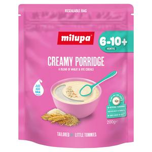 4 x Milupa Creamy Porridge 6-10+ Months 200G - Image 2