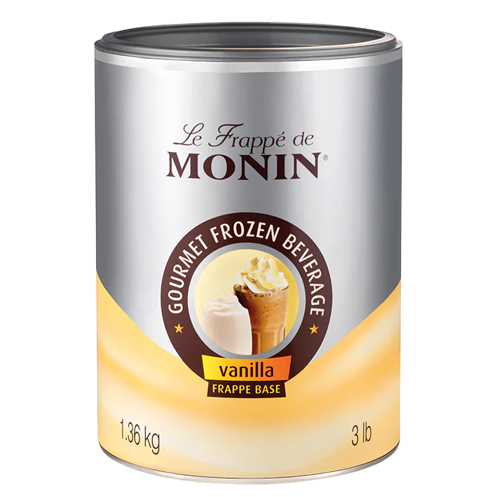 4 x Monin Vanilla Frappe Base 1.36Kg