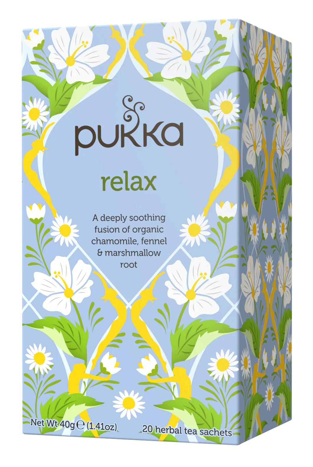 4 x Pukka Organic Relax Herbal Tea With Chamomile 20 S - Image 3
