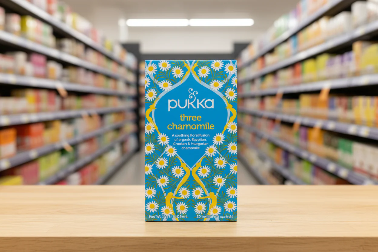 4 x Pukka Organic Three Chamomile Herbal Tea 20 S - Image 2