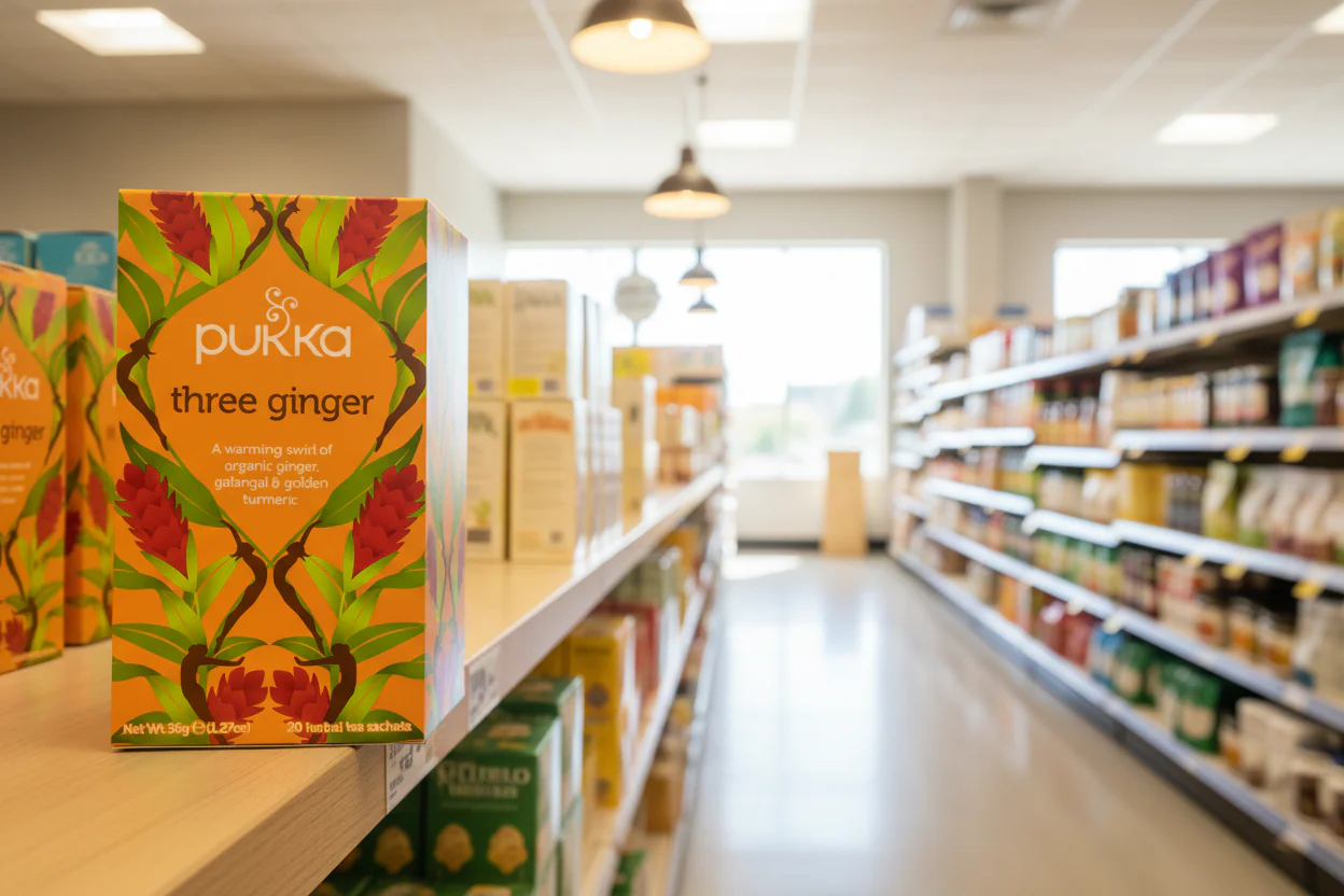 4 x Pukka Organic Three Ginger Herbal Tea 20S - Image 2