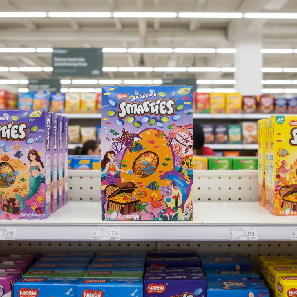 4 x Smarties Under The Sea Giant Egg - 226GM - Image 2
