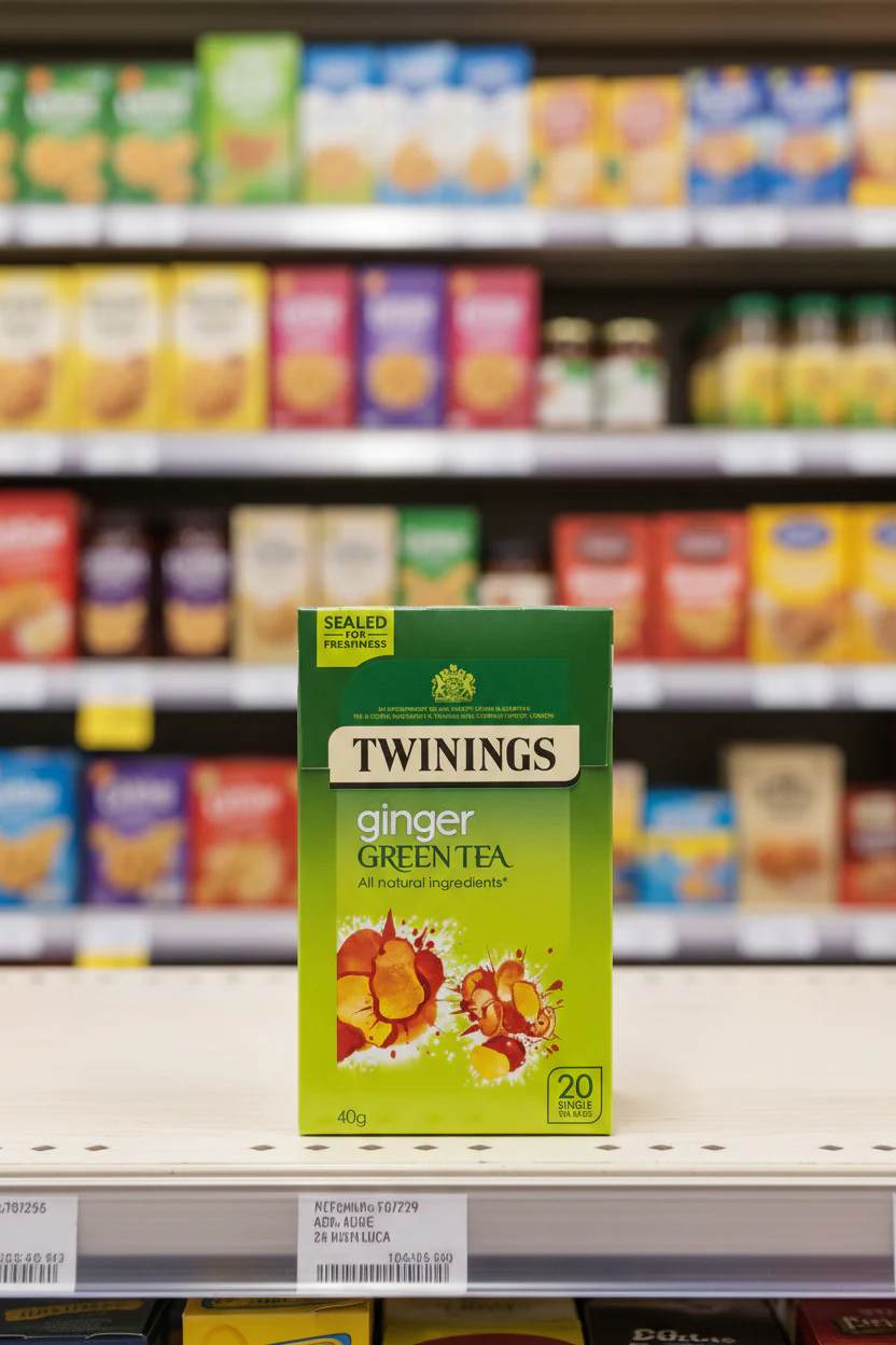 4 X Twinings Green Tea & Ginger 20'S - Image 2