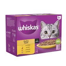 4 x Whiskas 1+ Poultry Feasts In Gravy 12 X 85G (1.02Kg) - Image 3