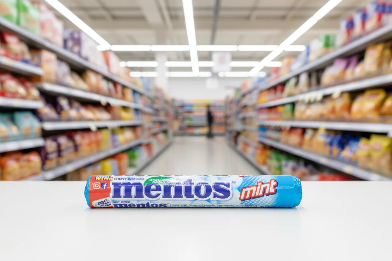 40 x Mentos Mint Chewy Dragees 38G - Image 2