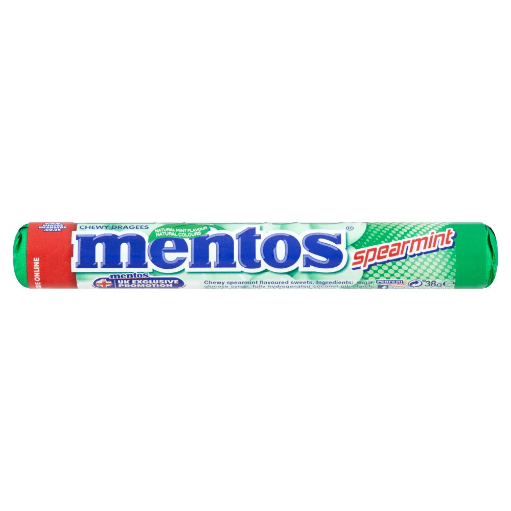 40 x Mentos Spearmint Chewy 37.5G - Image 3
