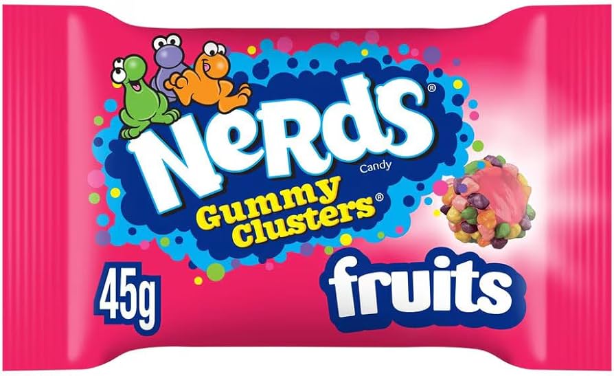 40 x Nerds Fruit-Flavour Candy Gummy Clusters 45G - Image 3