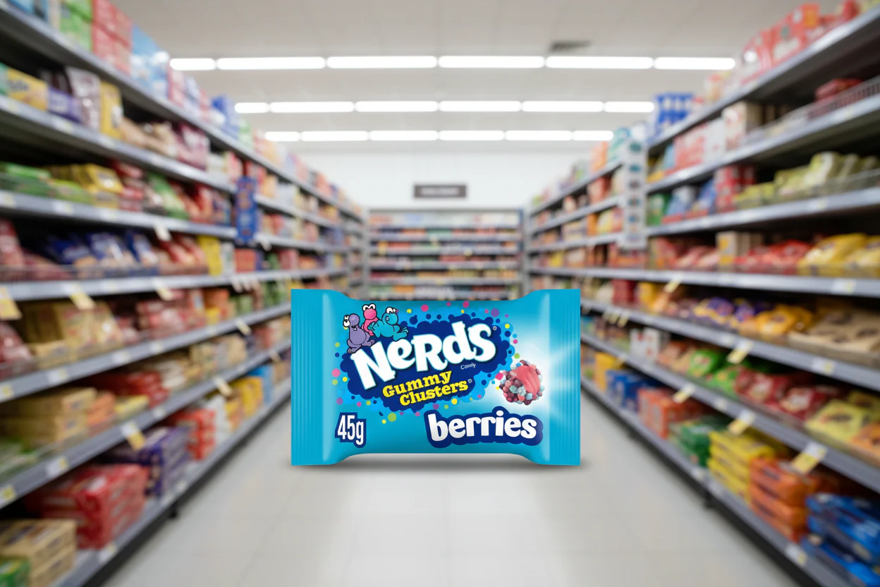 40 x Nerds Gummy Clusters Berries Fruit-Flavour Candy 45G - Image 2