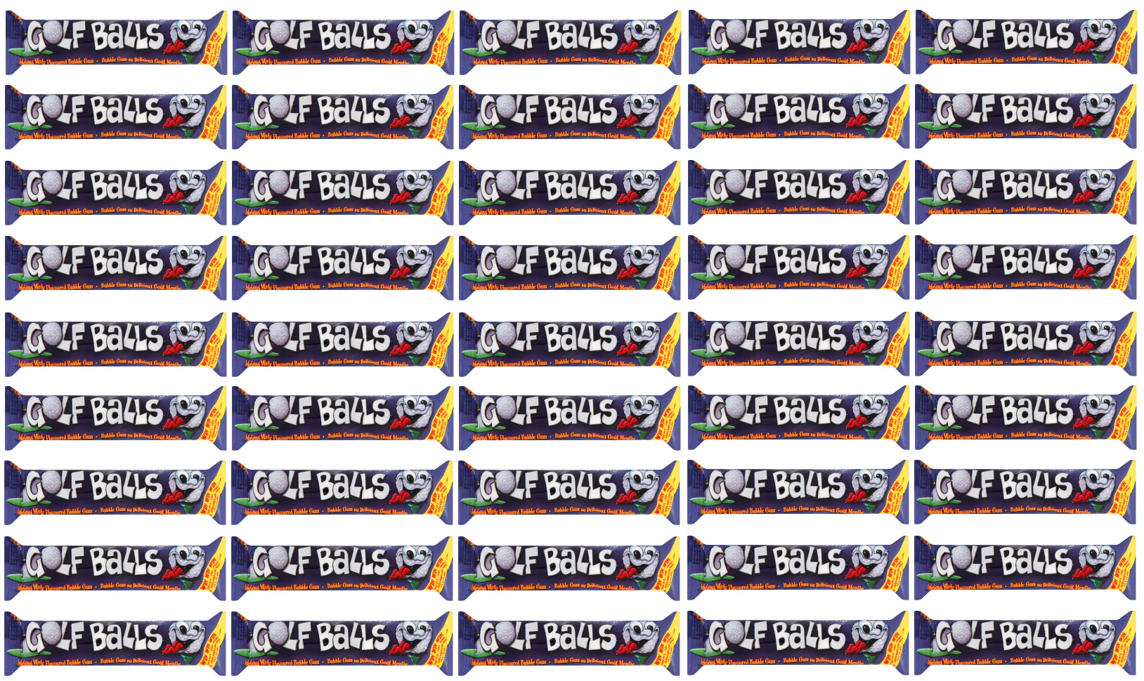 45 x Zed Bubblegum Golf Balls Each