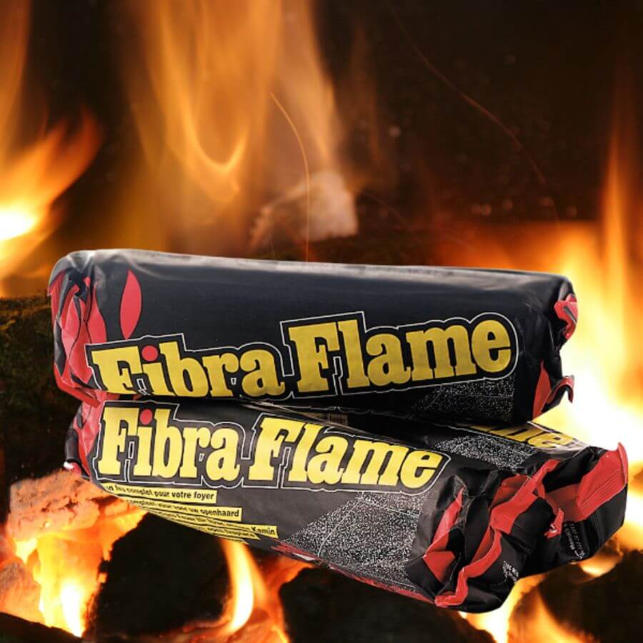 Smokeless Fire log Premium Fibra Flame - Image 5