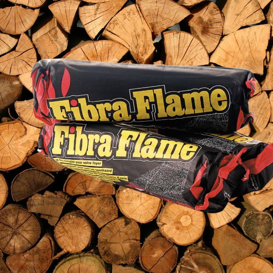 Smokeless Fire log Premium Fibra Flame - Image 6