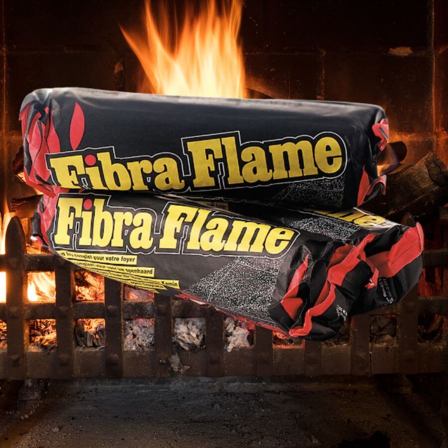 Smokeless Fire log Premium Fibra Flame - Image 7