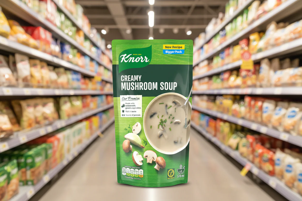 5 x Knorr Creamy Mushroom Soup 570ml - Image 2