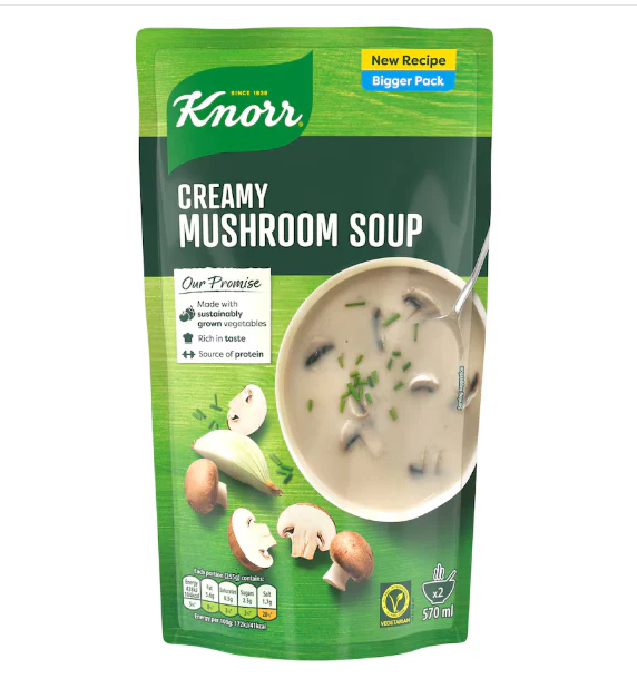 5 x Knorr Creamy Mushroom Soup 570ml - Image 3