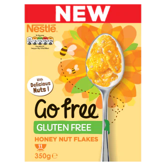 5 x Nestlé Go Free Honey Nut Corn Flakes  - 350G - Image 3