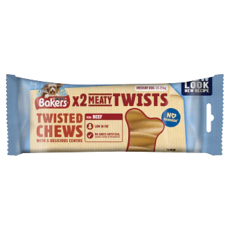 5 x Purina Bakers Meaty Twist Medium Treats 180g - Image 3