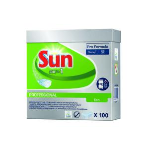 5 x Sun All In 1 Eco Professional Dishwasher Tablet 100 X 18G (1.8Kg) - Image 3