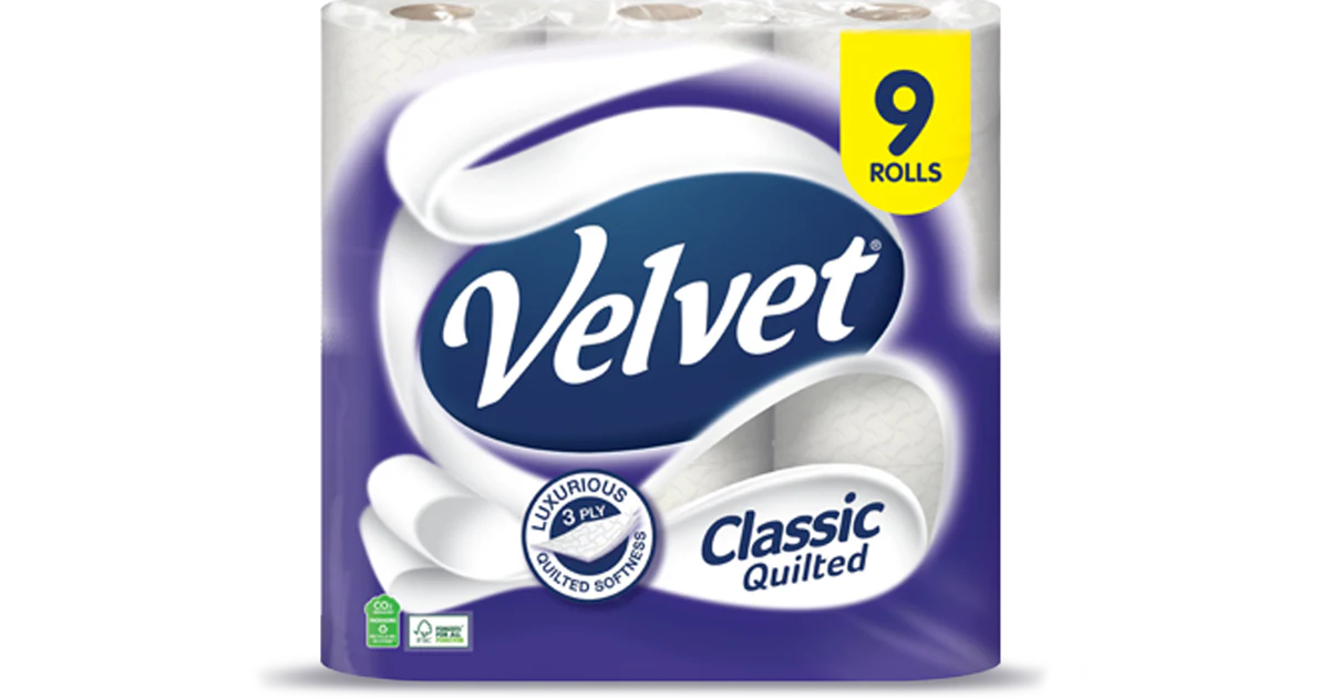 5 x Velvet Classic Quilted  - 9 PACK - Image 3