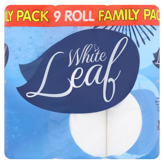 5 x White Leaf 9 Roll - Image 3