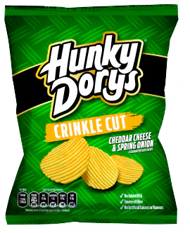 50 x Hunky Dorys Cheddar Cheese & Spring Onion 37Gm - Image 3