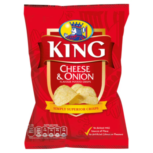 50 x King Cheese & Onion - 35GM - Image 3