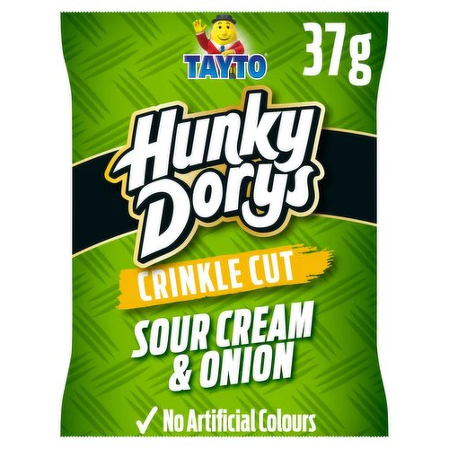 50 x  Hunky Dorys Sour Cream & Onion 37G - Image 3