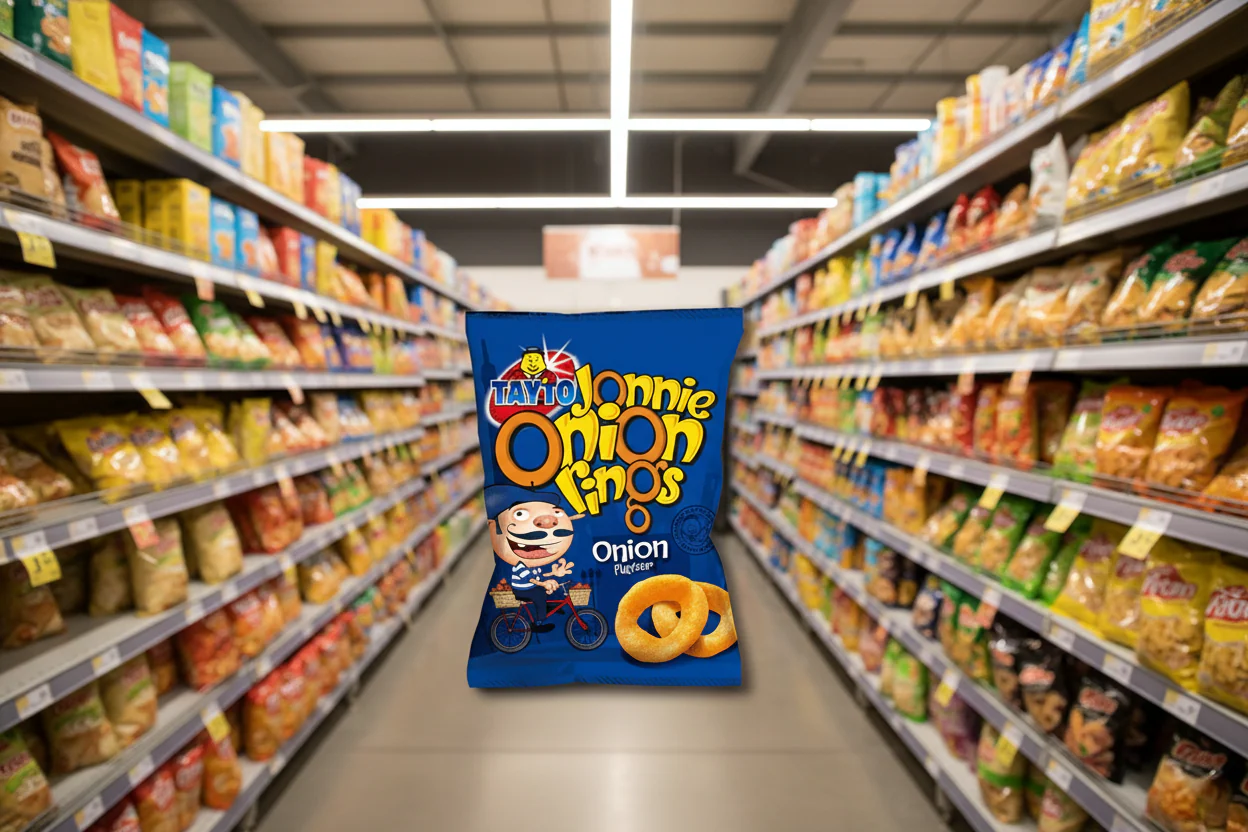 50 x Tayto Jonnie Onion Rings Onion Flavour 28G - Image 2