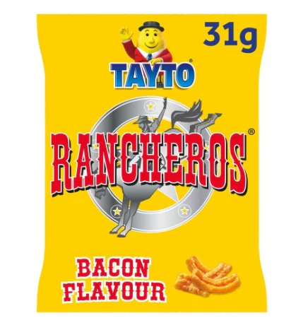 50 x Tayto Rancheros Bacon Flavour 31G - Image 3