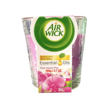 6 x Air Wick Candle Pink Sweet Pea 105G - Image 3