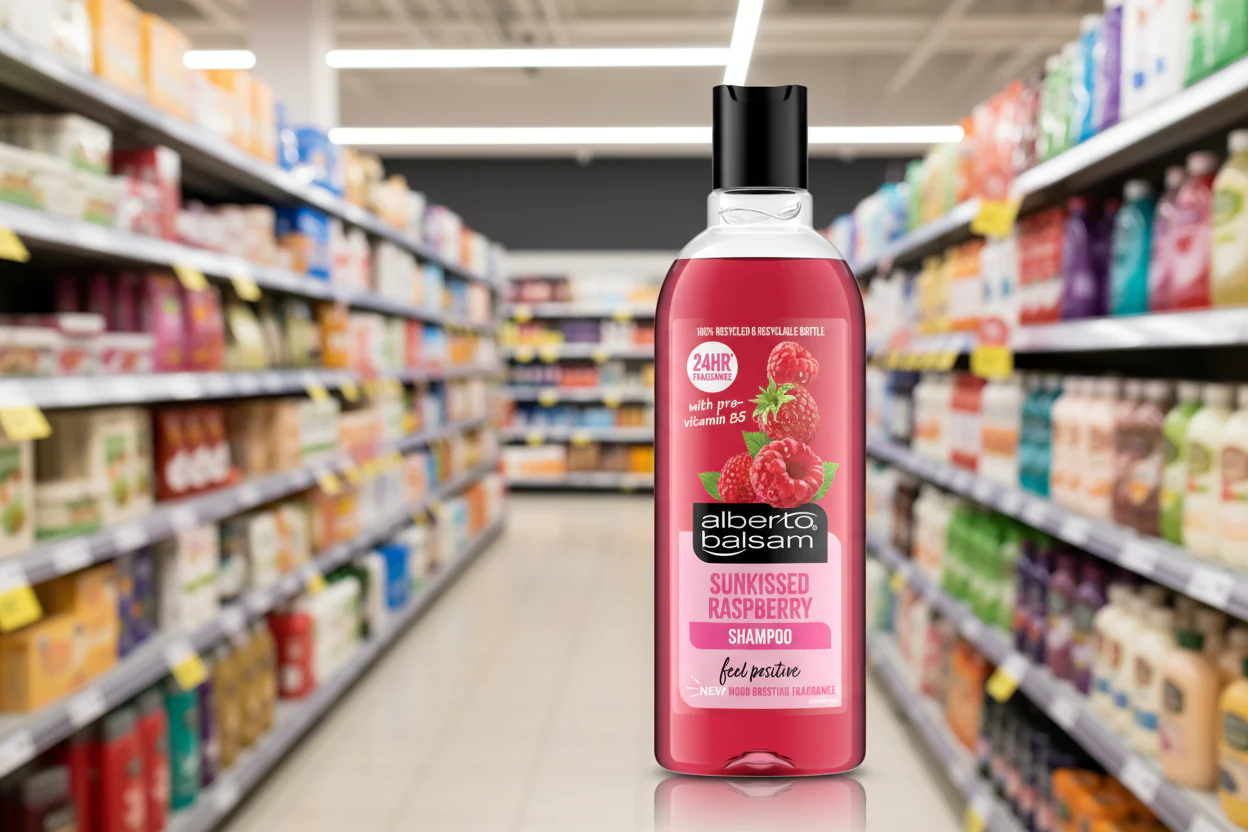 6 x Alberto Balsam Shampoo Raspberry - 300ML - Image 2