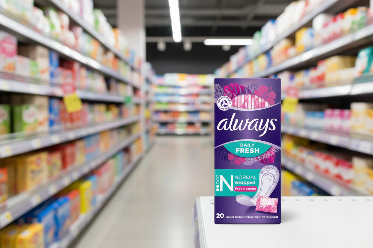 6 x Always Dailies Liners Normal 20 Pack - Image 2