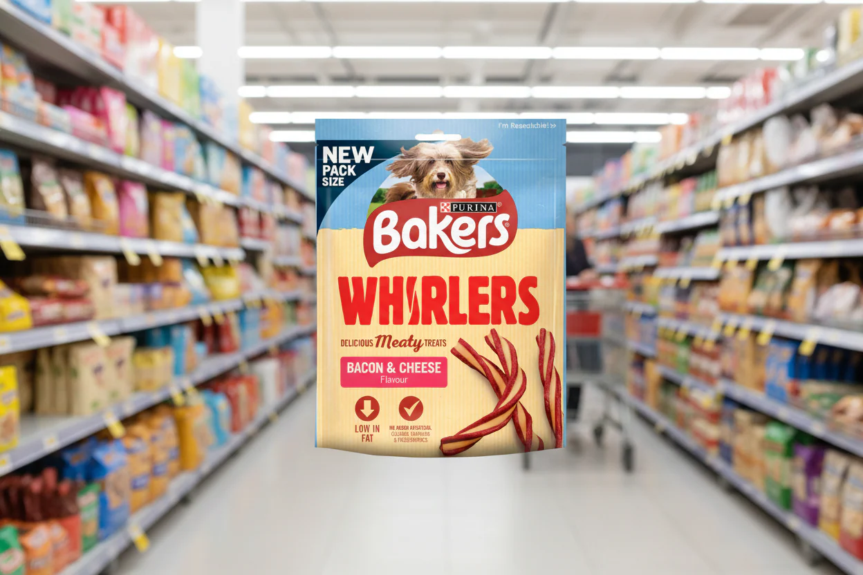 6 x Bakers Whirlers Bacon&Cheese 130G - Image 2