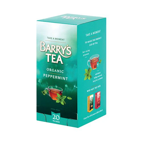 6 x Barry's Tea 20 Organic Peppermint 30G - Image 3