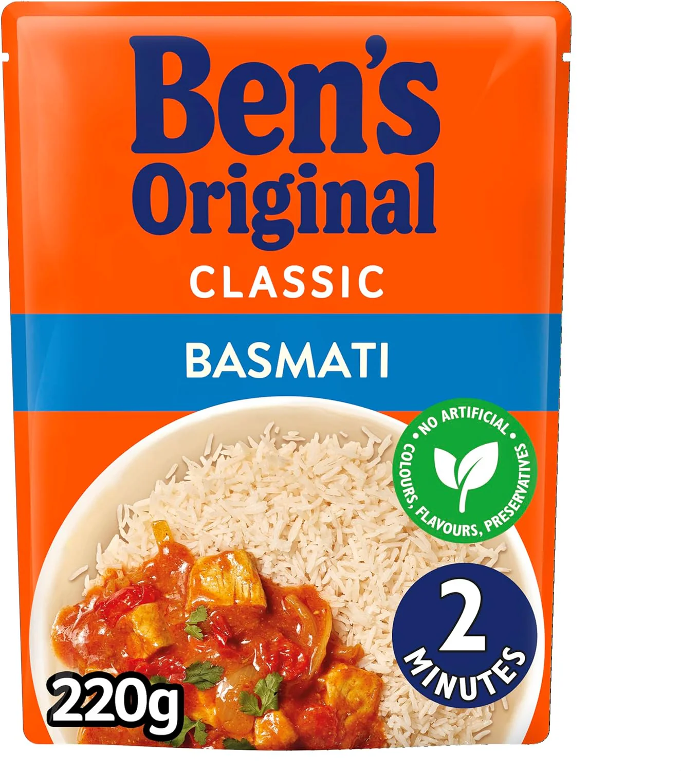 6 x Ben's Original Basmati Microwave Rice 220G - Image 2
