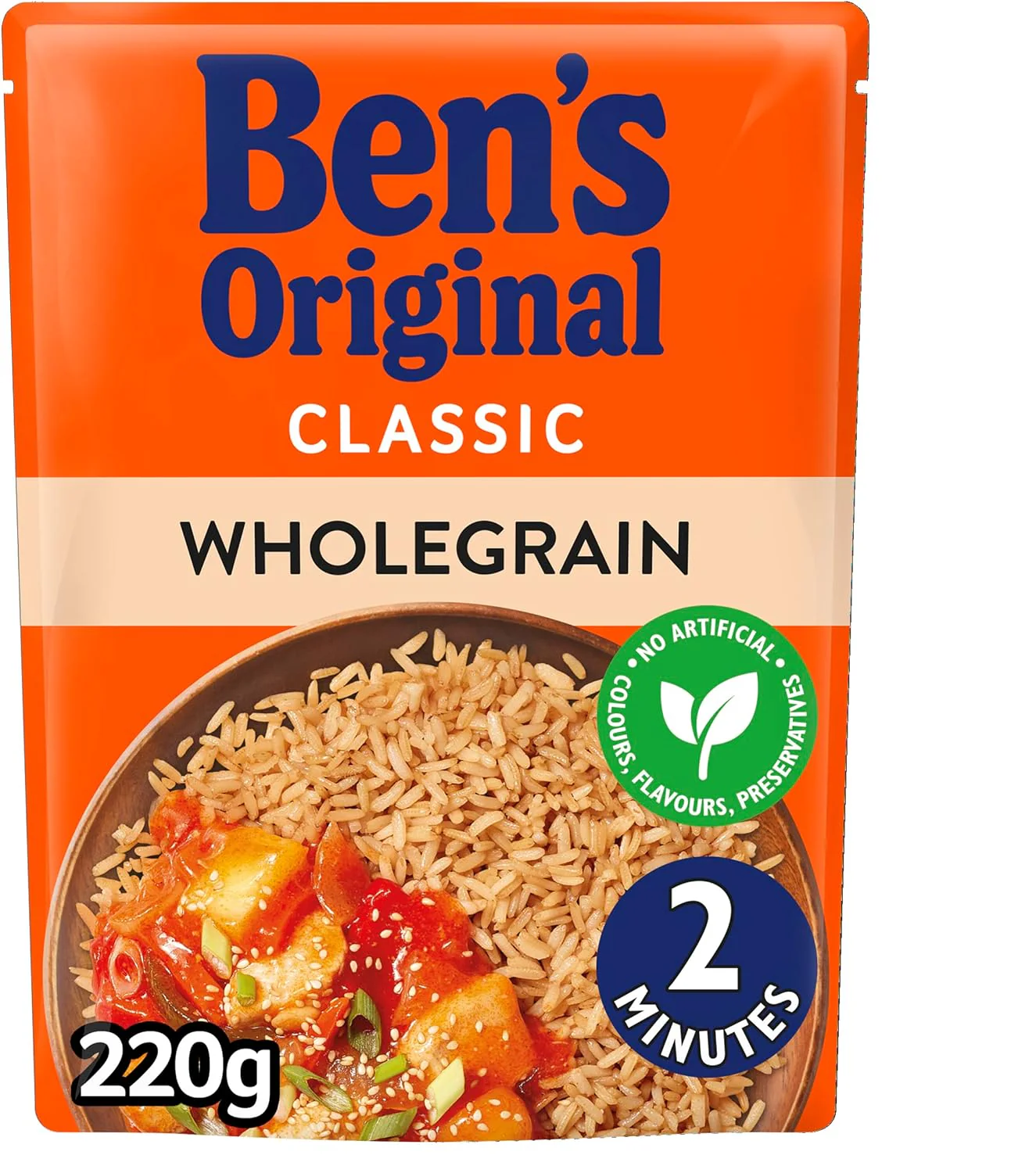 6 x Ben's Original Classic Wholegrain 220G - Image 2