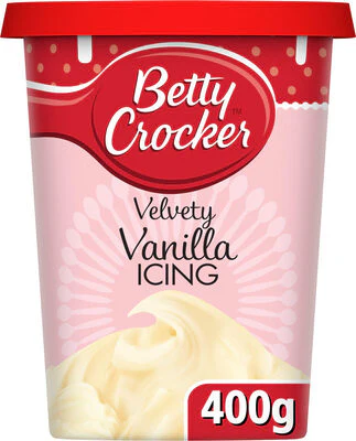 6 x Betty Crocker Velvety Vanilla Icing 400G - Image 3