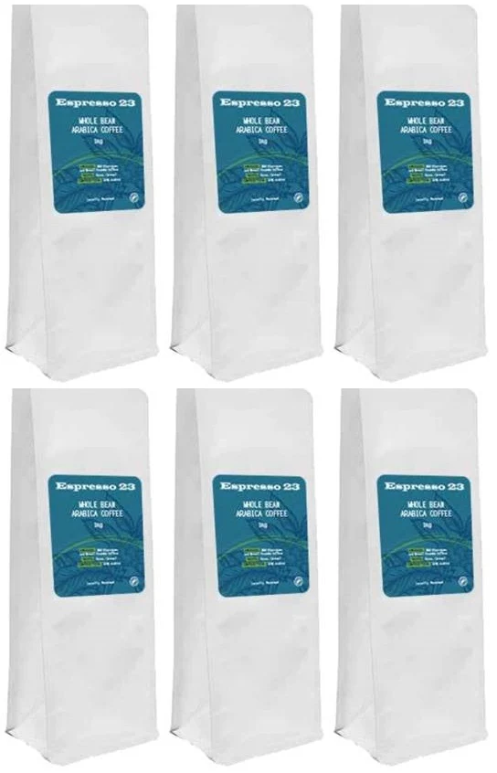 6 x Blend 23 Espresso Coffee Beans 1kg