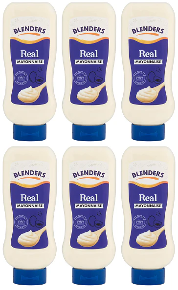 6 x Blenders Real Mayonnaise 870G