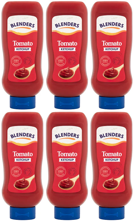 6 x Blenders Tomato Ketchup 1.02Kg