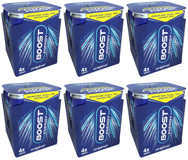 6 x Boost Can Regular 4X250M