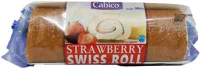 6 X Cabico Strawberry Swiss Roll 300GM - Image 3