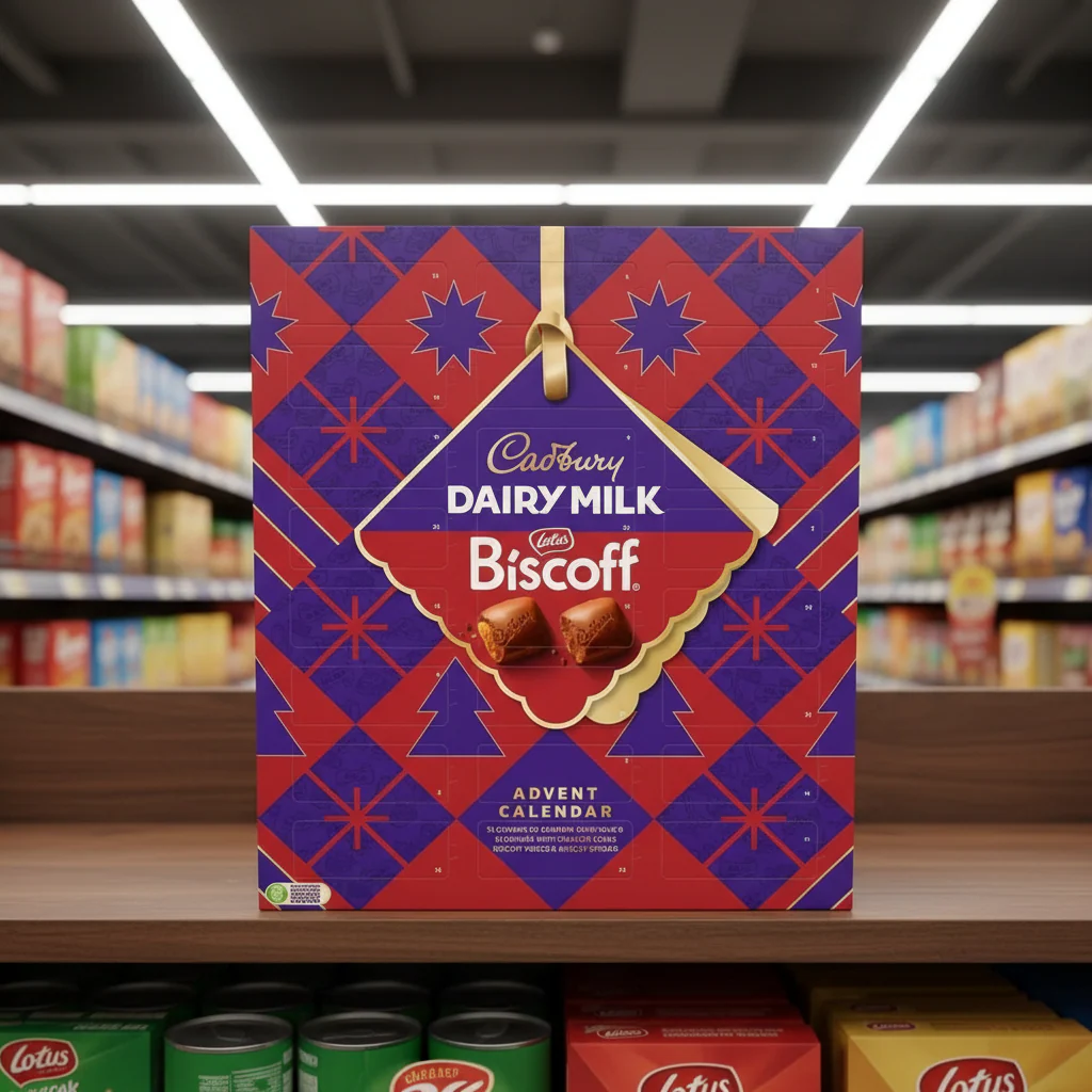 6 x Cadbury Dairy Milk Biscoff Advent Calendar - 236GM - Image 2