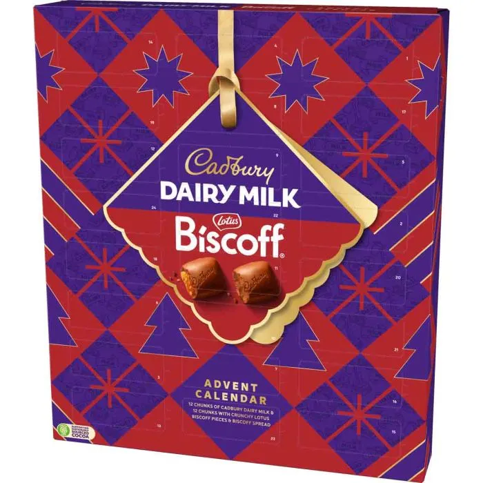 6 x Cadbury Dairy Milk Biscoff Advent Calendar - 236GM - Image 3
