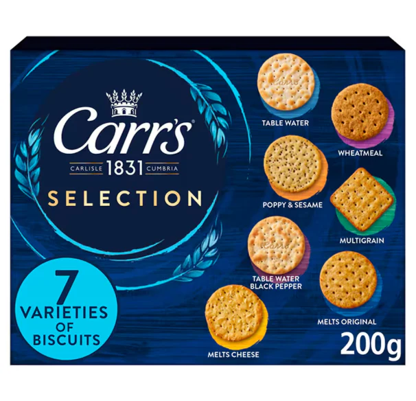 6 x Carrs Crackers Selection 200G - Image 3