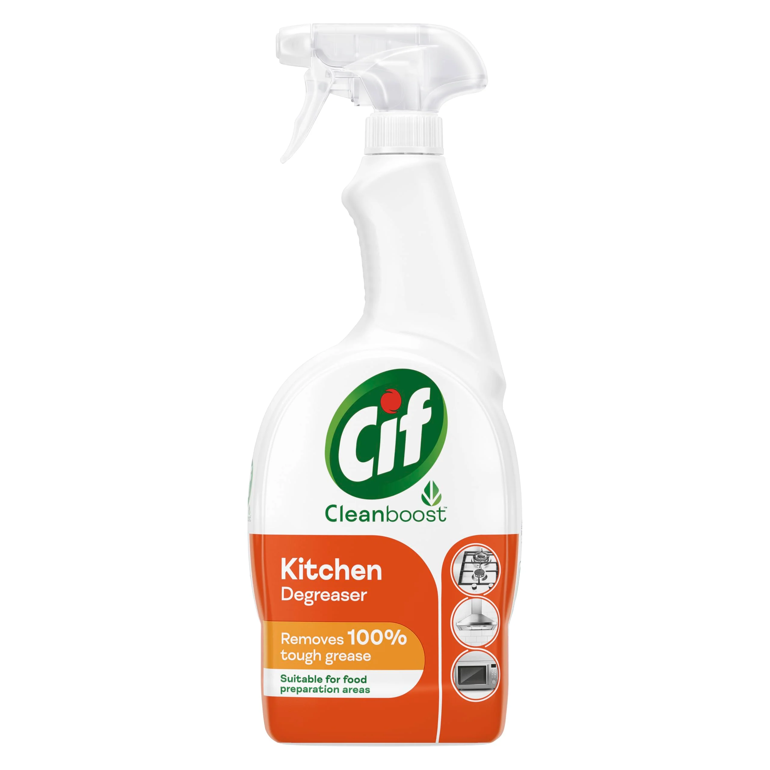 6 x Cif  Kitchen Spray Cleanboost 700 Ml - Image 3