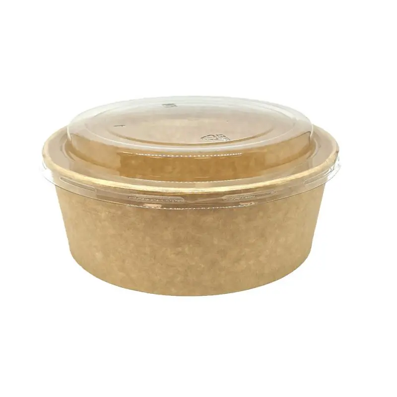 6 x Container Lid Pet For Squat Paper Bowl 50Pk X 6 - Image 3