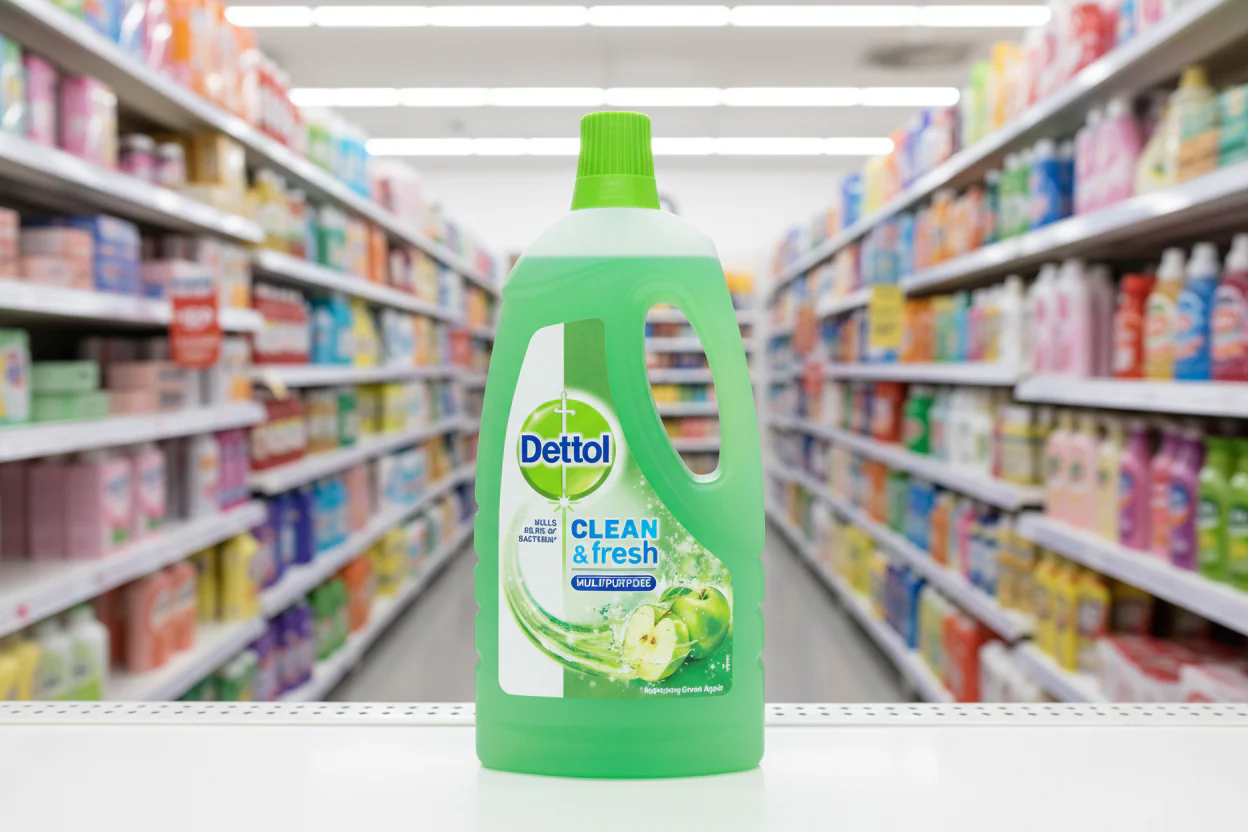 6 x Dettol Power & Fresh Green Apple 1 Litre - Image 2