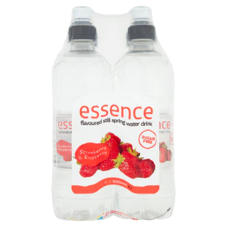24 x Essence Strawberry & Raspberry Still Spring Water 500Ml - Image 2