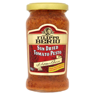 6 x Filippo Berio Sun Dried Tomato Pesto 190G - Image 3